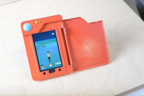 Pokédex Battery Backup Built with 3D Printer